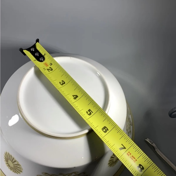 Vintage Andrea Sadek Imported Large Porcelain Bowl 9" Diameter, Floral Pattern - Picture 9 of 11